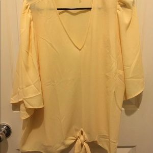 Plus Size Flounce Sleeve Blouse, NWT